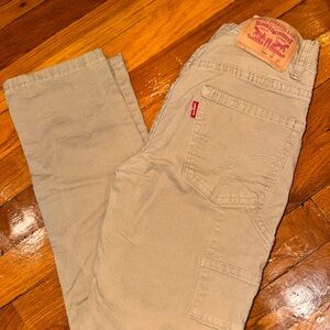 Levi's Kid’s 502 Carpenter Canvas Taper Denim 12Reg